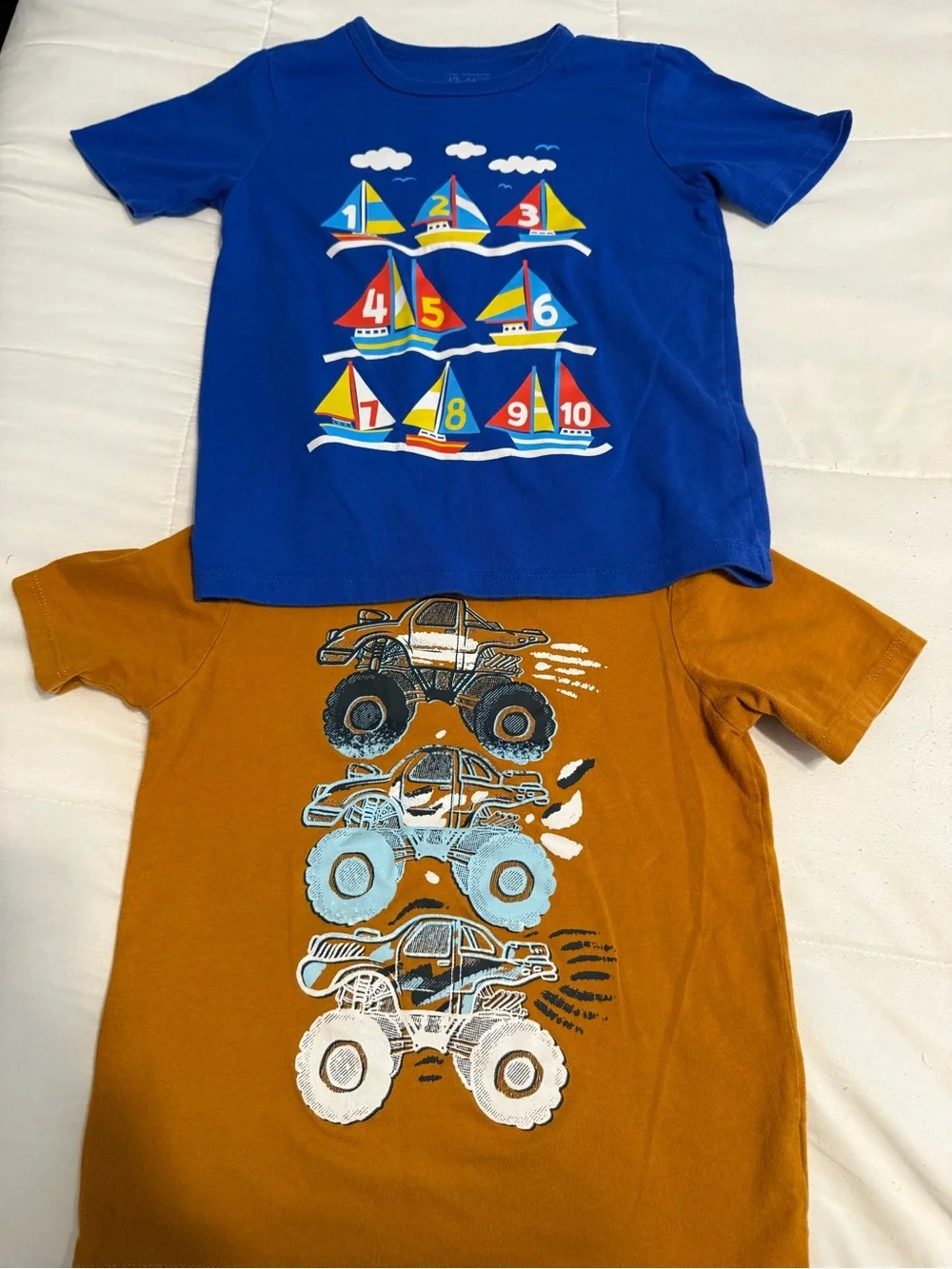 Boys 4-5T shorts and shirts lot